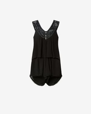 Isabel Marant Nilany Playsuit - Black