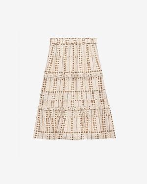 Isabel Marant Diya Skirt - Natural