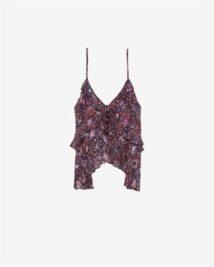 Isabel Marant Briara Top - Purple