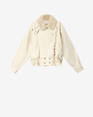 Isabel Marant Valineo Denim Jacket - White