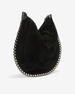 Isabel Marant Oskan Hobo Soft Shoulder Bag - Black
