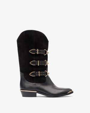 Isabel Marant Cowboy Boots - Black