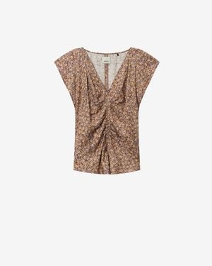 Isabel Marant Lonea Top - Natural
