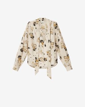Isabel Marant Fedry Silk Top - White