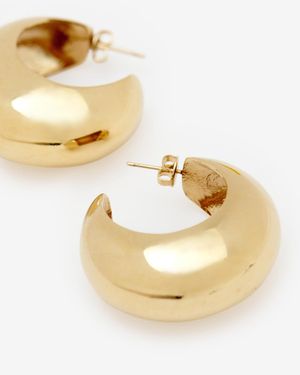 Isabel Marant Shiny Crescent Earrings - Natural