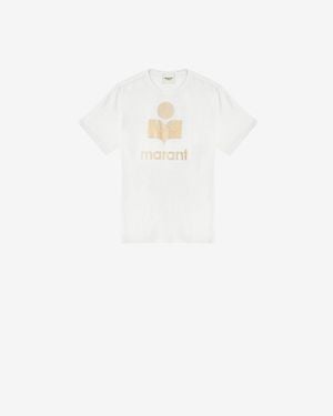 Isabel Marant Zewel Linen T-Shirt - White