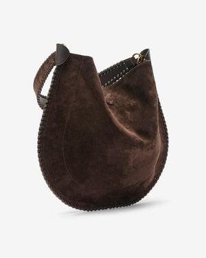 Isabel Marant Borsa Oskan Hobo Soft - Marrone