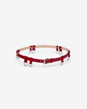 Isabel Marant Chelsea Belt - Red