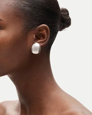 J.Crew Sculptural Orb Stud Earrings - Brown