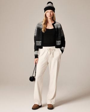 J.Crew Soft Rib Wide-Leg Pant - Multicolor