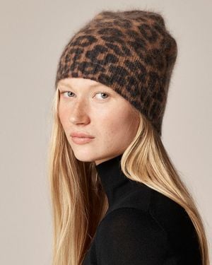J.Crew Brushed Cashmere Beanie - Brown