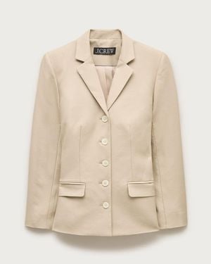 J.Crew Belted Blazer - Natural