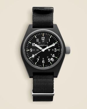 J.Crew Marathon Watch Company General-Purpose Quartz With Date - Black