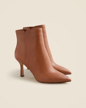 J.Crew Pointed-Toe Ankle Boots - Brown