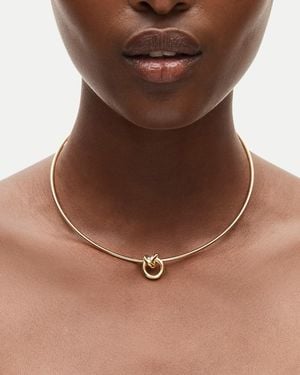 J.Crew Sculptural Knot Necklace - Brown