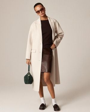 J.Crew Petite Chiara Topcoat - Natural