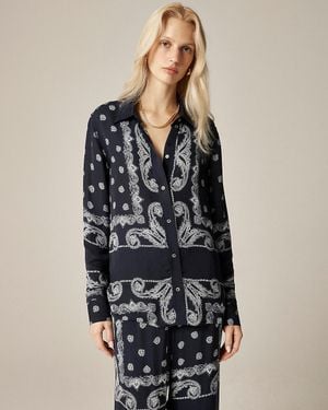 J.Crew Jules Classic-Fit Shirt - Blue