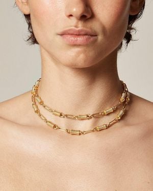 J.Crew Knot Link Chain Necklace - Natural