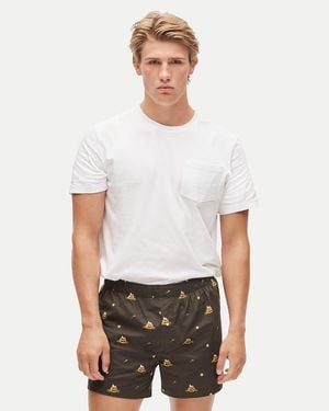 J.Crew Printed Boxers - White