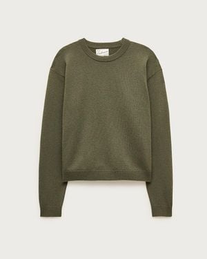 J.Crew Perfect Cashmere Crewneck - Green