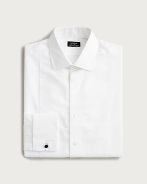 J.Crew Ludlow Premium Bib Tuxedo Shirt - White