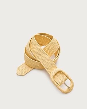 J.Crew Oval Buckle Belt - Metallic