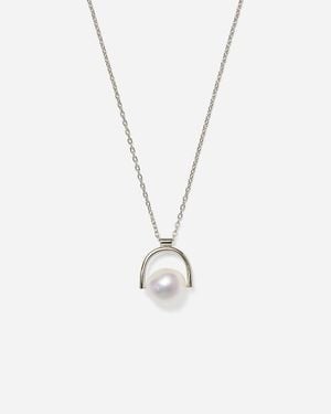 J.Crew Lady Bail Necklace - White