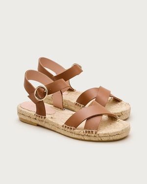 J.Crew Made-In-Spain Platform Espadrilles - Natural