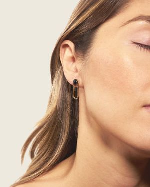 J.Crew Odette New York Aura Onyx Earrings - Natural