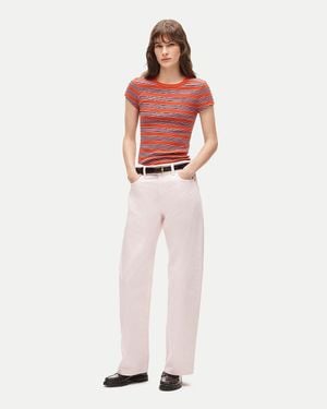 J.Crew Petite Remi Exaggerated Barrel Jean - Pink