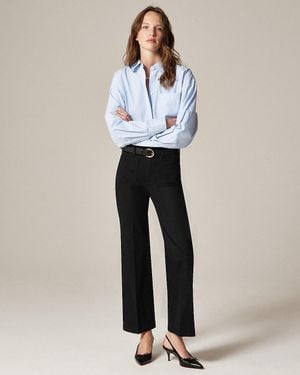 J.Crew Tall Charley Kickout Crop Pant - Black