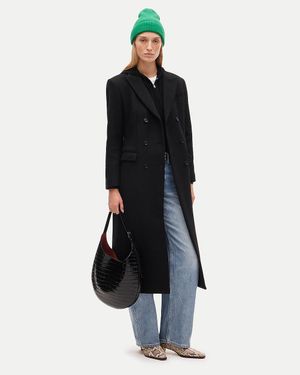 J.Crew Double-Breasted Coat - Black