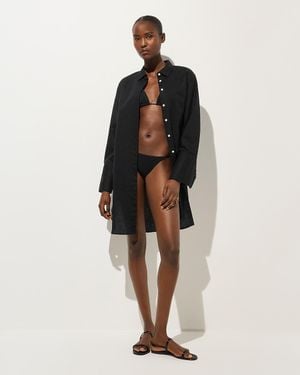 J.Crew Relaxed-Fit Beach Shirt - Black