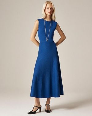 J.Crew Merino Wool Midi Dress - Blue