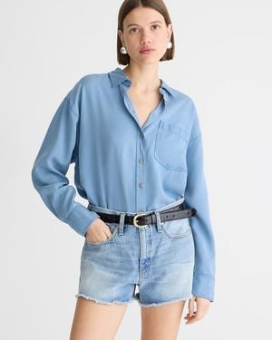 J.Crew Relaxed Denim Short - Blue
