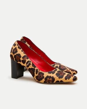 J.Crew Block Heel Pumps - Red