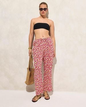 J.Crew Cotton Voile Beach Pant - Pink