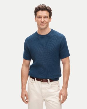 J.Crew Short-Sleeve Sweater - Blue