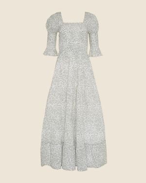 J.Crew Sz Blockprints Berenice Dress - White