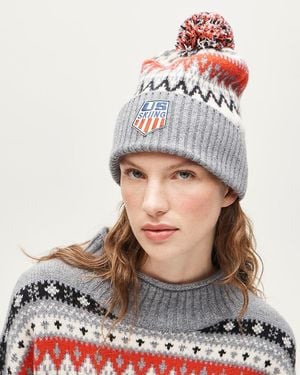 J.Crew U.S. Ski & Snowboard By Fair Isle Wool Beanie - Gray