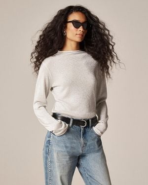 J.Crew Metallic Mockneck Sweater - Multicolor