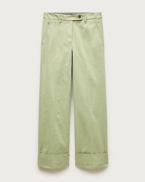 J.Crew Cuffed Chino Pant - Green