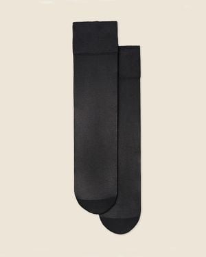 J.Crew Swedish Stockings Elin Premium Knee-High Socks Four-Pack - Blue