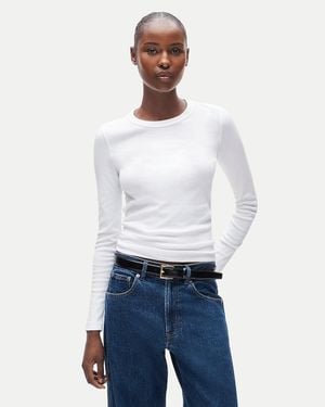 J.Crew New Perfect-Fit Long-Sleeve T-Shirt - White