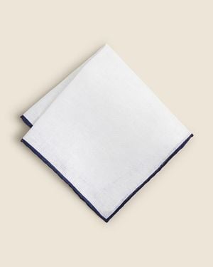 J.Crew Linen Pocket Square - Natural