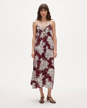 J.Crew Empire-Waist Midi Dress - Pink