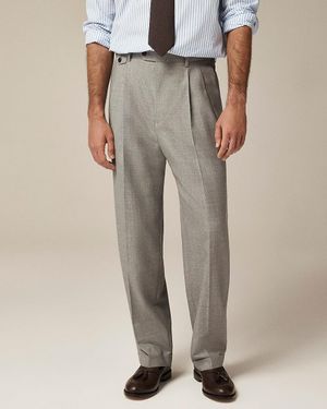 J.Crew Relaxed-Fit Double-Pleated Trouser - Multicolor
