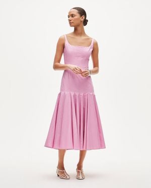 J.Crew Collection Drop-Waist Dress - Pink