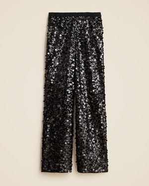 J.Crew Collection Cosmo Pant With Sequins - Black