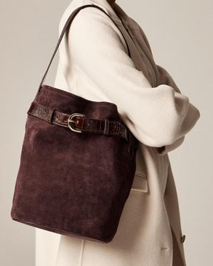 J.Crew Berkeley Belted Bucket Bag - Brown